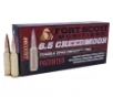 TUI Solid Copper Spun 123 gr 6 5 Grendel Rifle Ammo - 20 Round Box
