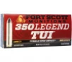 TUI Solid Copper Spun 125 gr 350 Legend Rifle Ammo - 20 Round Box