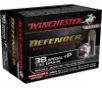 Defender Bonded Jacket Hollow Point 130 gr 38 Special P Handgun Ammo - 20 Round Box