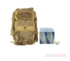 BUNDLE DEAL  Tan Full Forge Gear Backpack and 500 Rounds of Ammo - Magtech 9mm 115 Grain Steel