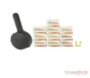 BUNDLE DEAL  2 Black 50 Round KCI Glock 17 Drum Magazine and 500 Rounds of Ammo - Retail   Magtech 9mm 115 Grain Steel
