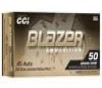 CCI 45 ACP 230gr JHP Blazer Brass HP 50 Box