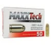 Maxx Tech 380 ACP 95 gr FMJ Brass Case Target Ammo 50 Box