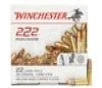 Winchester 22 LR 36 gr Copper Plated Hollow Point 222 Box