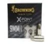 Browning Ammunition 9mm 147 gr X-Point Defense 20 Box