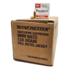 9mm     Winchester Target   Training 124 Grain Full Metal Jacket     1000 Rounds