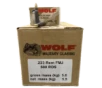 223 Rem     Wolf 55 Grain Military Classic     500 Rounds
