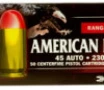Federal AE45SJ1 American Eagle Syntech Range  45ACP 230gr Total Syntech Jacket Round Nose 50 Per Box 10 Case