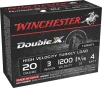 Winchester Ammo STH2034 Double X High Velocity Turkey 20Gauge 3  1 5 16oz 4Shot 10 Per Box 10 Case