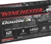Winchester Ammo SB12300 Double X High Velocity 12Gauge 3  12Pellets 00Buck Shot 5 Per Box 50 Case