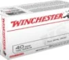 Winchester Ammo USA40SWVP USA Value Pack 40S W 165gr Full Metal Jacket 100 Per Box 5 Case