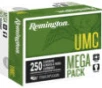 Remington Ammunition 23731 UMC Mega Pack 38Special 130gr Full Metal Jacket 250 Per Box 4 Case