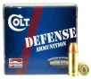 Colt Ammo 9M124CT Defense  9mm Luger 124 GR Jacketed Hollow Point  JHP  20 Bx  50 Cs
