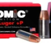 Atomic Ammunition 00454 Pistol Precision Craft 9mmLuger  P 124gr Bonded Match Hollow Point 20 Per Box 10 Case