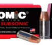 Atomic Ammunition 00438 Pistol Subsonic 9mmLuger 147gr Bonded Match Hollow Point 50 Per Box 10 Case FREE SHIPPING on  750 