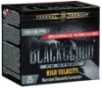 Federal PWBXH1433 Black Cloud FS Steel High Velocity 12 Gauge 3  1 1 8 oz 3 Shot 25 Bx  10 Cs