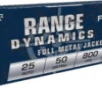 Fiocchi 38A Range Dynamics  38Special 130gr Full Metal Jacket 50 Per Box 20 Case