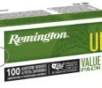 Remington Ammunition R23970 UMC Value Pack 357Mag 125gr Semi Jacketed Hollow Point 100 Per Box 6 Case