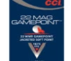CCI 0022 Gamepoint Rimfire 22WMR 40gr Jacketed Soft Point 50 Per Box 40 Case