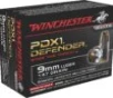 Winchester Ammo S9MMPDB1 PDX1 Defender  9mm Luger 147 gr Bonded Jacket Hollow Point 20 Bx 10 Cs