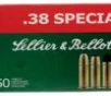 Sellier   Bellot SB38C Handgun  38 Special 158 gr Soft Point  SP  50 Bx  20 Cs