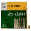 Sellier   Bellot SB3006A Rifle  30-06Springfield 180gr Full Metal Jacket 20 Per Box 20 Case