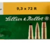 Sellier   Bellot SB9372RA Rifle  9 3mmx72R 193gr Soft Point 20 Per Box 20 Case