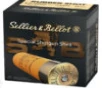 Sellier   Bellot SB12RSA Shotgun  12Gauge 2 75  2 11 16oz 15 Rubber Pellets Shot 25 Per Box 10 Case