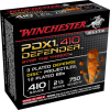 Winchester Ammo S410PDX1 PDX1 Defender  410Gauge 2 50  3Defense Discs 12BBs Shot 10 Per Box 10 Case
