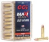 CCI 0023 Target   Plinking Maxi-Mag 22 Mag 40 gr Total Metal Jacket  TMJ  50 Bx  40 Cs