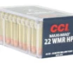 CCI 0024 Varmint Maxi-Mag 22 Mag 40 gr Jacketed Hollow Point  JHP  50 Bx  40 Cs