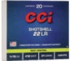 CCI 0039 Rimfire Shotshell 22LR 31gr  12Shot 20 Per Box 100 Case