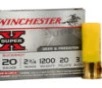 Winchester Ammo XB203 Super X  20 Gauge 2 75  20 Pellets 3 Buck Shot 5 Bx  50 Cs