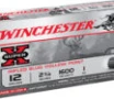 Winchester Ammo X12RS15 Super X  12Gauge 2 75  1oz Rifled Slug Shot 5 Per Box 50 Case