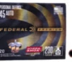 Federal P45HS1 Premium Personal Defense 45ACP 230gr Hydra-Shok Jacketed Hollow Point 20 Per Box 25 Case