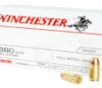 Winchester Ammo Q4206 USA  380ACP 95gr Full Metal Jacket 50 Per Box 10 Case