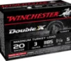 Winchester Ammo X203XCT5 Double X Magnum Turkey 20 Gauge 3  1 1 4 oz 5 Shot 10 Bx  10 Cs