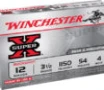 Winchester Ammo XB12L4 Super X  12Gauge 3 50  54Pellets 4Buck Shot 5 Per Box 50 Case FREE SHIPPING on  750 