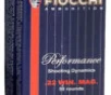 Fiocchi 22FWMC Shooting Dynamics Hunting 22 Mag 40 gr Full Metal Jacket  FMJ  50 Bx  40 Cs