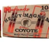Hornady 86224 Heavy Magnum Coyote 12 Gauge 3  1 1 2 oz Brass Plated 00 Buck Shot 10 Bx  10 Cs