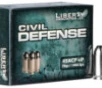 Liberty Ammunition LACD45013 Civil Defense  45 ACP  P 78 gr 1900 fps Lead-Free Fragmenting Hollow Point  LFFHP  20 Bx 50 Cs