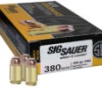 Sig Sauer E380B150 Elite Ball  380 ACP 100 gr 910 fps Full Metal Jacket  FMJ  50 Bx 20 Cs