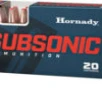 Hornady 80877 Subsonic  300 Blackout 190 gr Sub-X 20 Bx  10 Cs
