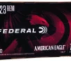 Federal AE223T75 American Eagle  223 Rem 75 gr Total  Metal Jacket  TMJ  20 Bx  25 Cs