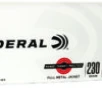 Federal RTP45230 Range and Target  45 ACP 230 gr Full Metal Jacket  FMJ  50 Bx  20 Cs