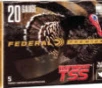 Federal PTSSX259F9 Premium Turkey Heavyweight TSS 20Gauge 3  1 1 2oz 9Shot 5 Per Box 50 Case
