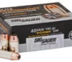 Sig Sauer E40SW250 Elite V-Crown  40 S W 180 gr Jacketed Hollow Point  JHP  50 Bx  20 Cs