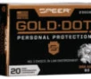 Speer Ammo 23606GD Gold Dot Personal Protection 380 ACP 90 gr Hollow Point  HP  20 Bx  10 Cs