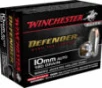 Winchester Ammo S10MMPDB Defender  10mm Auto 180 gr Bonded Jacket Hollow Point 20 Per Box 10 Cs