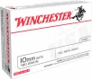 Winchester Ammo USA10MM USA  10mm Auto 180 gr Full Metal Jacket Flat Nose  FMJFN  50 Bx 10 Cs